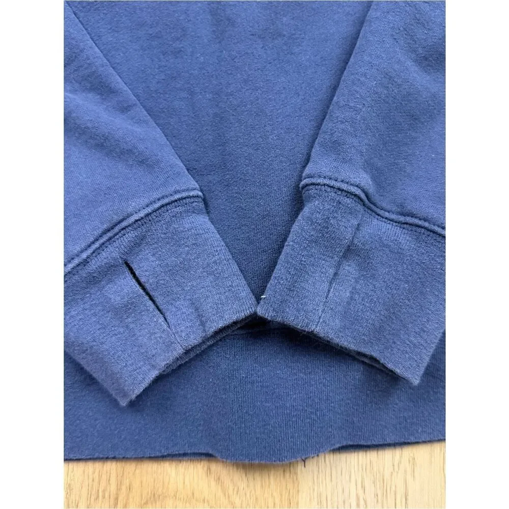The North Face hoodie men’s size L blue full zip sweatshirt outdoor